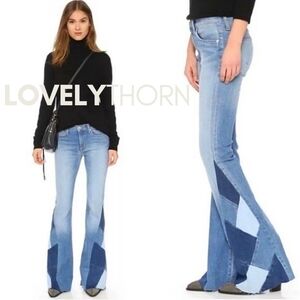 Indigo Rein Multi-Blue Flare Jeans